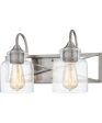 Bartley Medium 2-light Bath Light Brushed Nickel For Discount