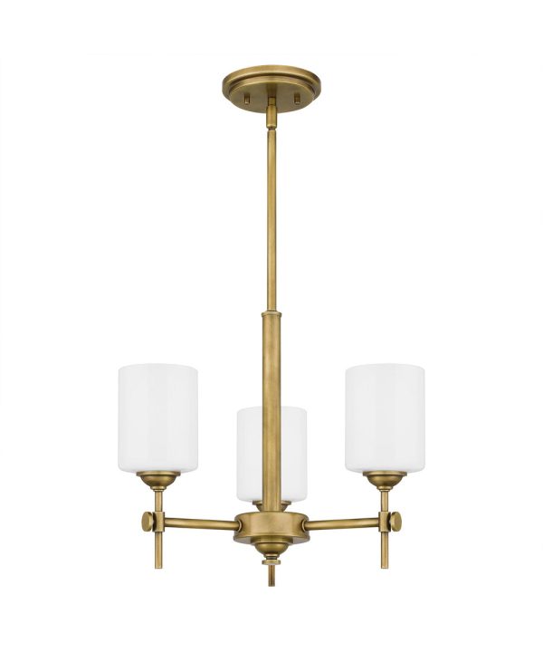 Aria 3-light Pendant Weathered Brass Discount