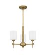 Aria 3-light Pendant Weathered Brass Discount