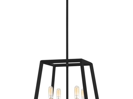 Tilly 4-light Pendant Matte Black on Sale