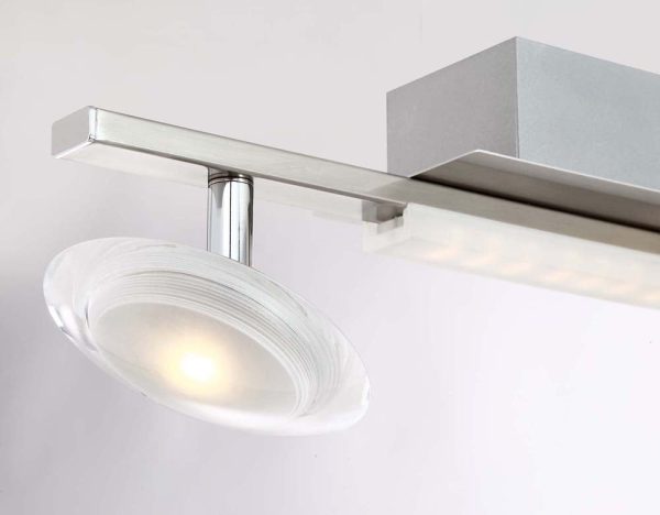 16 W Santiago LED Ceiling Light Nickel-Matte Fashion