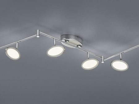 72 W Duellant LED Ceiling light Chrome Online Sale