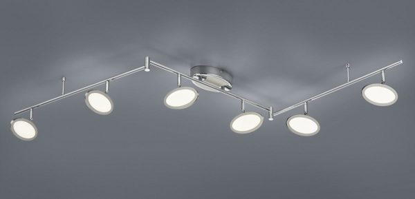 72 W Duellant LED Ceiling light Chrome Online Sale