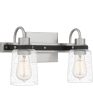 Axel Medium 2-light Bath Light Brushed Nickel Hot on Sale