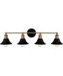 Trafalgar Extra Large 4-light Bath Light Matte Black Sale