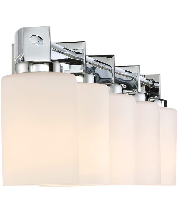 Taylor 5-light Bath Light Polished Chrome Fashion