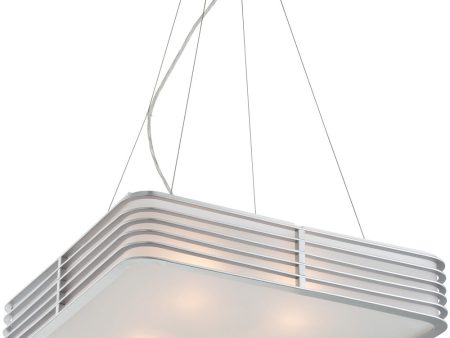 Babette 4-Light Pendant Silver Hot on Sale