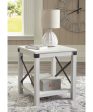 Bayflynn Square End Table Whitewash Online now