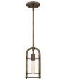 Toscana Small 1-light Mini Pendant Statuary Bronze Online now