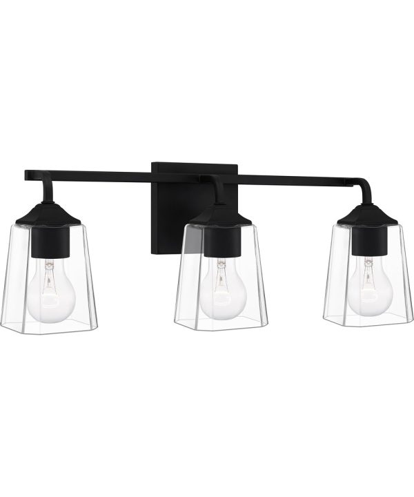 Thoresby Large 3-light Bath Light Matte Black Sale