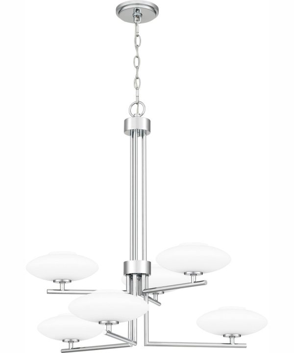 Quoizel Chandelier 6-light Chandelier Polished Chrome For Discount