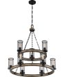 McCrady 9-light Chandelier Matte Black Online Sale