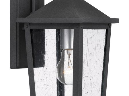 Stoneleigh Small 1-light Outdoor Wall Light  Coastal Armour Aluminum Mottled Black Online Sale