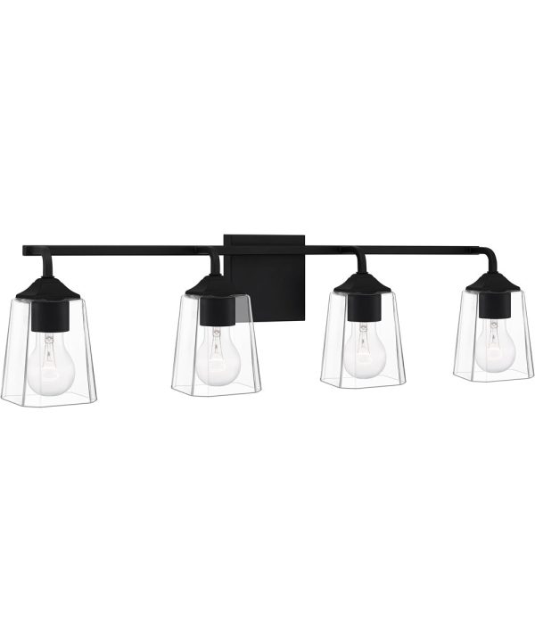 Thoresby Extra Large 4-light Bath Light Matte Black Online now