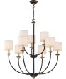 Audley 9-light Chandelier Old Bronze Supply