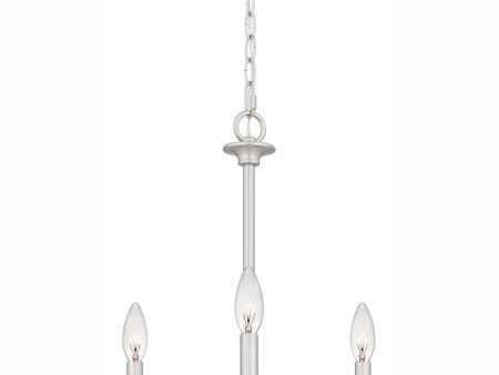 Prescott 3-light Chandelier Brushed Nickel on Sale