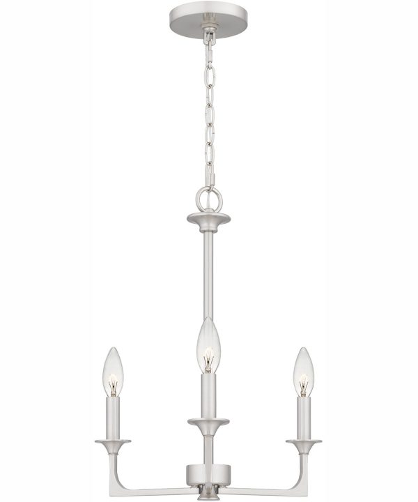 Prescott 3-light Chandelier Brushed Nickel on Sale