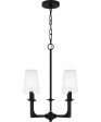 Hough 4-light Chandelier Mystic Black Hot on Sale