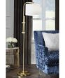 Baronvale Metal Floor Lamp (1 CN) Brass For Sale