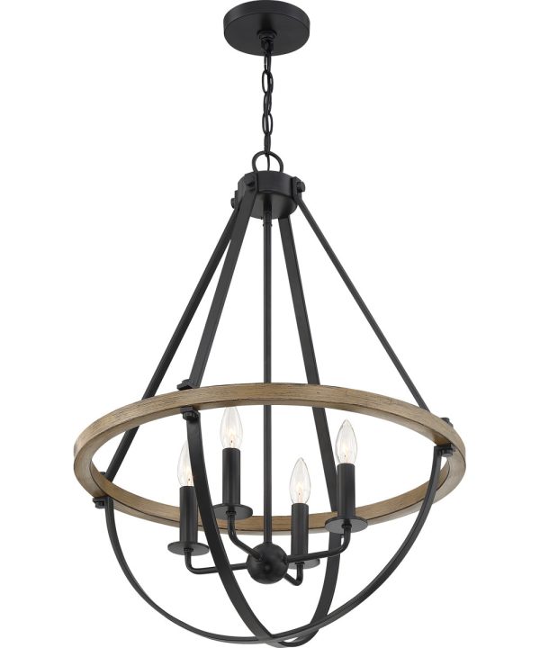 Bartlett 4-light Pendant Earth Black Online