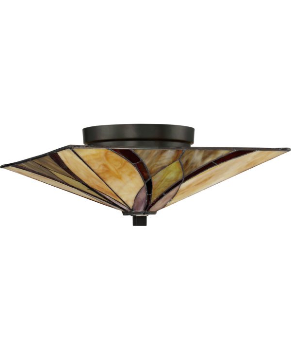 Asheville Medium 2-light Flush Mount Valiant Bronze Hot on Sale