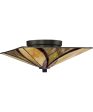 Asheville Medium 2-light Flush Mount Valiant Bronze Hot on Sale