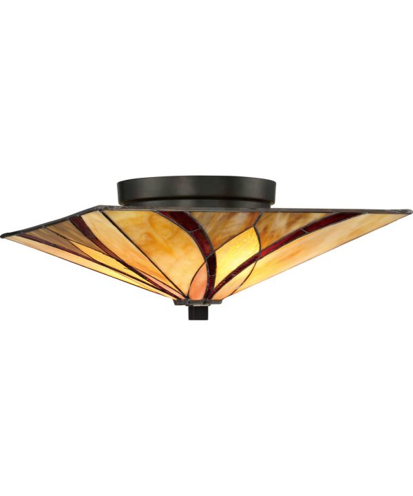 Asheville Medium 2-light Flush Mount Valiant Bronze Hot on Sale