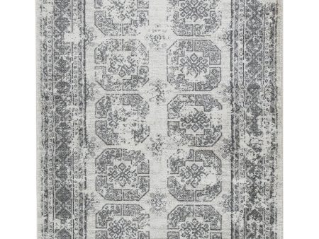 8 x10  Jirou Large Rug Cream Gray Online now