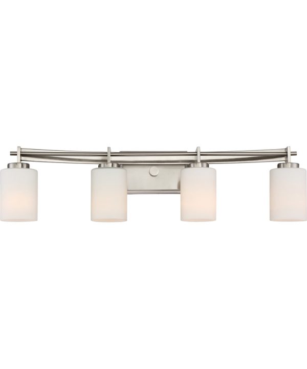 Taylor Extra Large 4-light Bath Light Brushed Nickel Online Sale