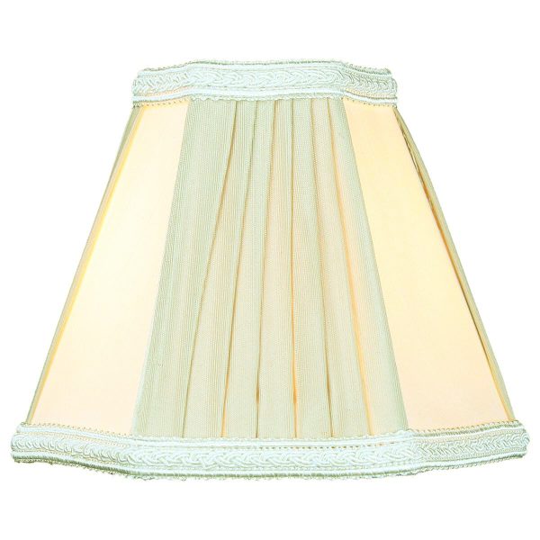 5 W x 5 H Egg Shell Beige Chandelier Clip-On Lampshade Sale