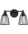 Atticus Medium 2-light Bath Light Earth Black Online now