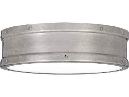 Ahoy  Flush Mount Antique Polished Nickel Hot on Sale