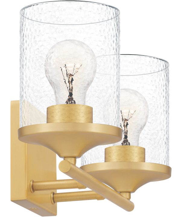 Abner Medium 2-light Bath Light Aged Brass Online Sale