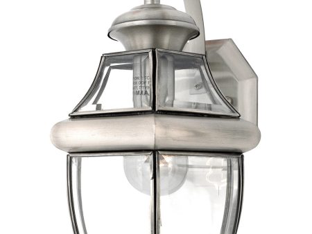 Newbury Medium 1-light Outdoor Wall Light Pewter Fashion