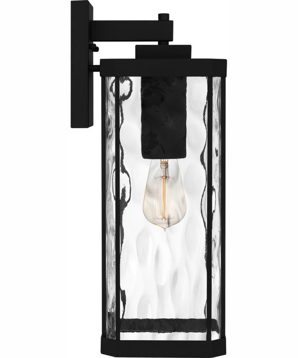 Balchier Large 1-light Outdoor Wall Light Matte Black Supply