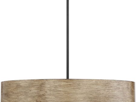 Barrique 5-Light Pendant Black   Honey Wood Cheap