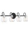 Andrews Extra Large 4-light Bath Light Earth Black Discount