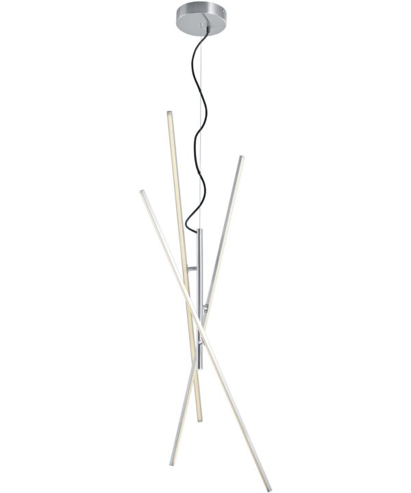 Tiriac LED Pendant Light Satin Nickel For Sale