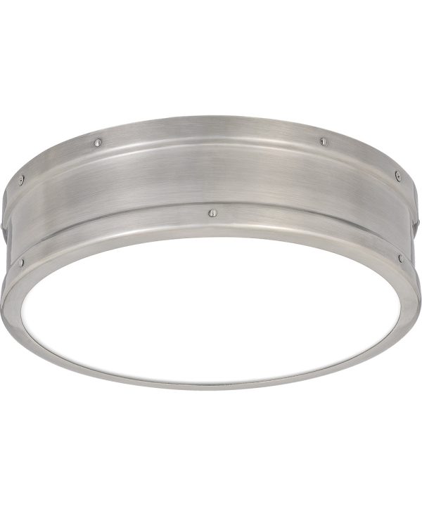 Ahoy  Flush Mount Antique Polished Nickel Hot on Sale