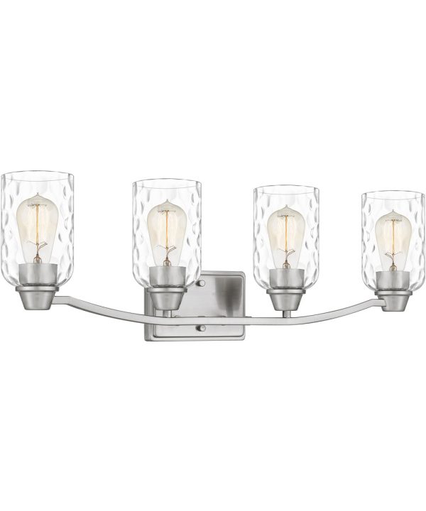 Acacia Extra Large 4-light Bath Light Brushed Nickel Online Sale