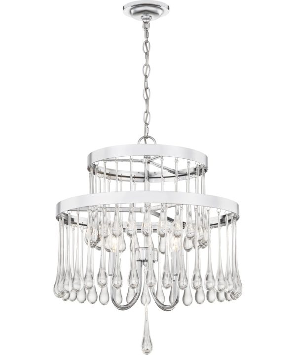 Alva 4-light Pendant Polished Chrome For Discount