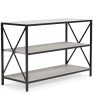 Bayflynn Bookcase White Black Online now