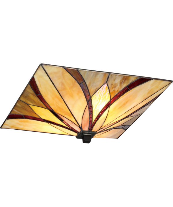 Asheville Medium 2-light Flush Mount Valiant Bronze Hot on Sale