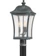 Bardstown Large 3-light Outdoor Post Light Aged Verde Online Sale