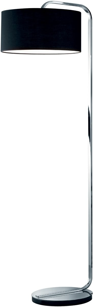 60 H Cannes 1-Light  Floor Lamp   Chrome Hot on Sale