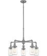 Squire 5-light Chandelier Galvanized Fashion