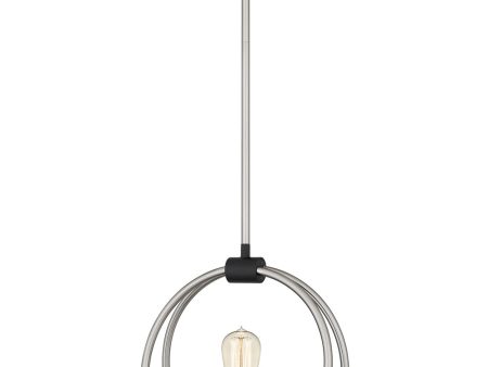 Sterling Small 1-light Mini Pendant Brushed Nickel on Sale