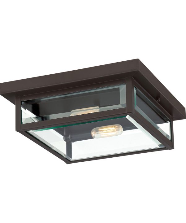 Westover 2-light Flush Mount Western Bronze For Cheap