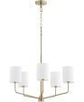 Harmony 5-light Chandelier Aged Brass Supply