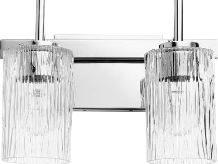 2-light Bath Vanity Light Chrome For Sale